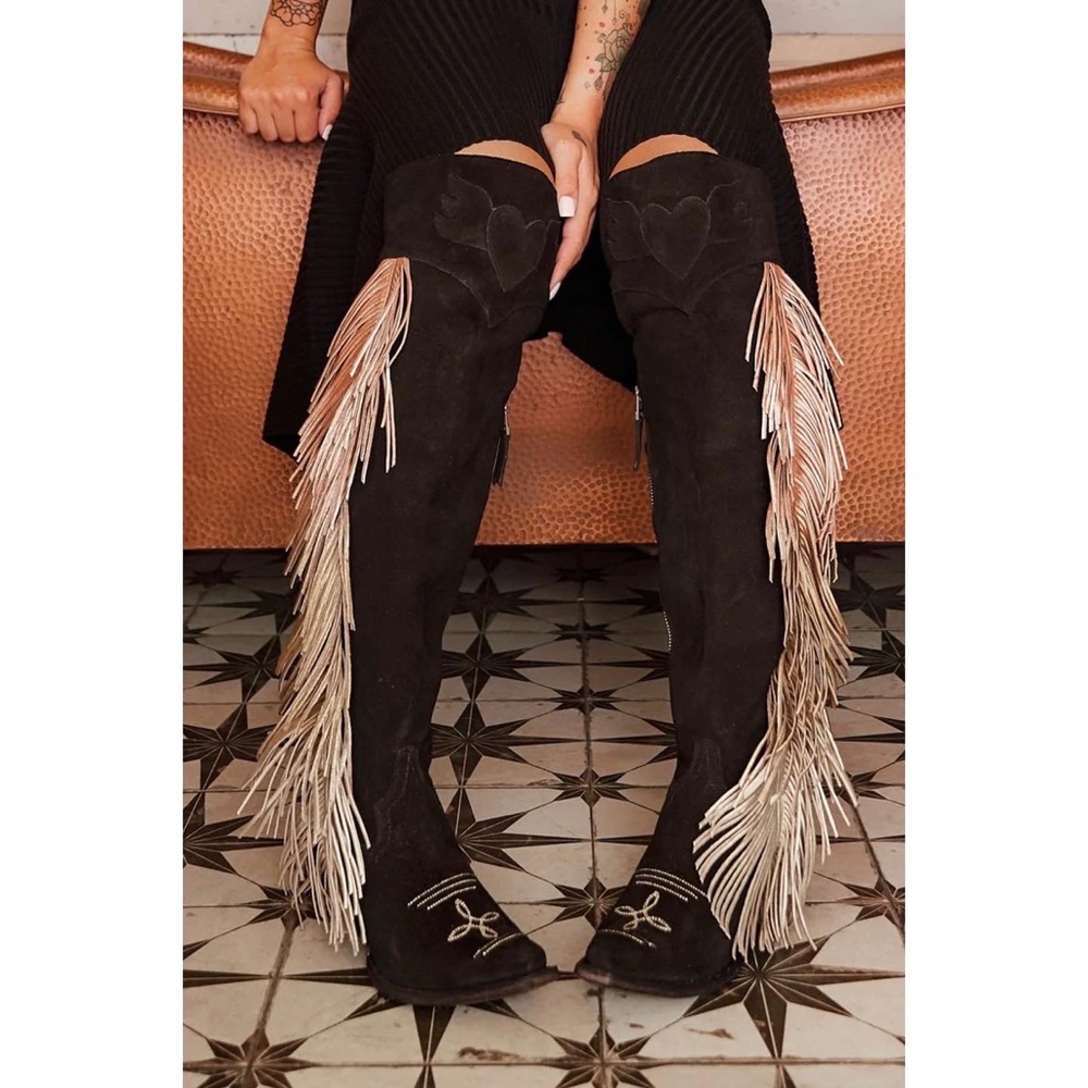 Junk Gypsy Fringe Boots